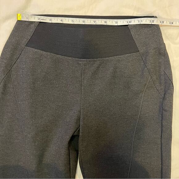 Lafayette 148 Elastic Waist Pull On Charcoal Legging size S - Picture 5 of 8